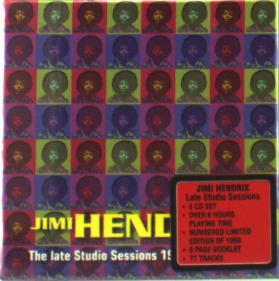 Jimi Hendrix - The Late Studio Sessions 1969-1970 Numbered 5CD Boxset