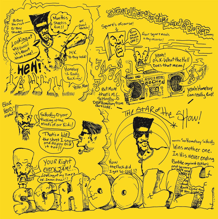 Schoolly-D - Schoolly-D Indies Exclusive Yellow & Black Vinyl LP