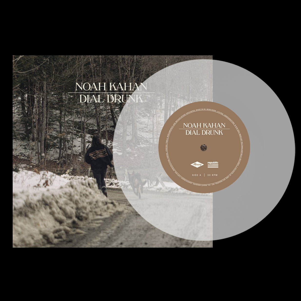 Noah Kahan - Dial Drunk Limited Edition 7" Transparent Vinyl Single