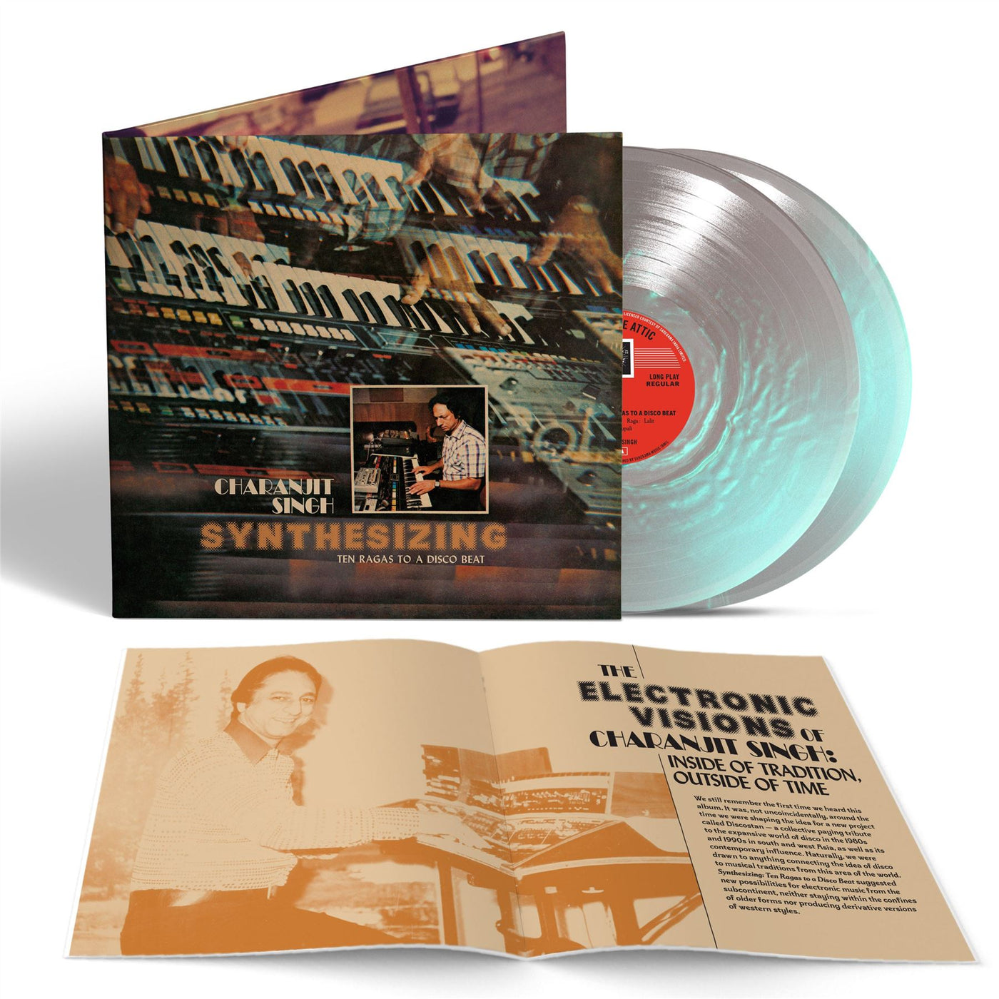 Charanjit Singh - Synthesizing: Ten Ragas To A Disco Beat 2x Pearl Flip 'Waterfall' Vinyl LP Remastered