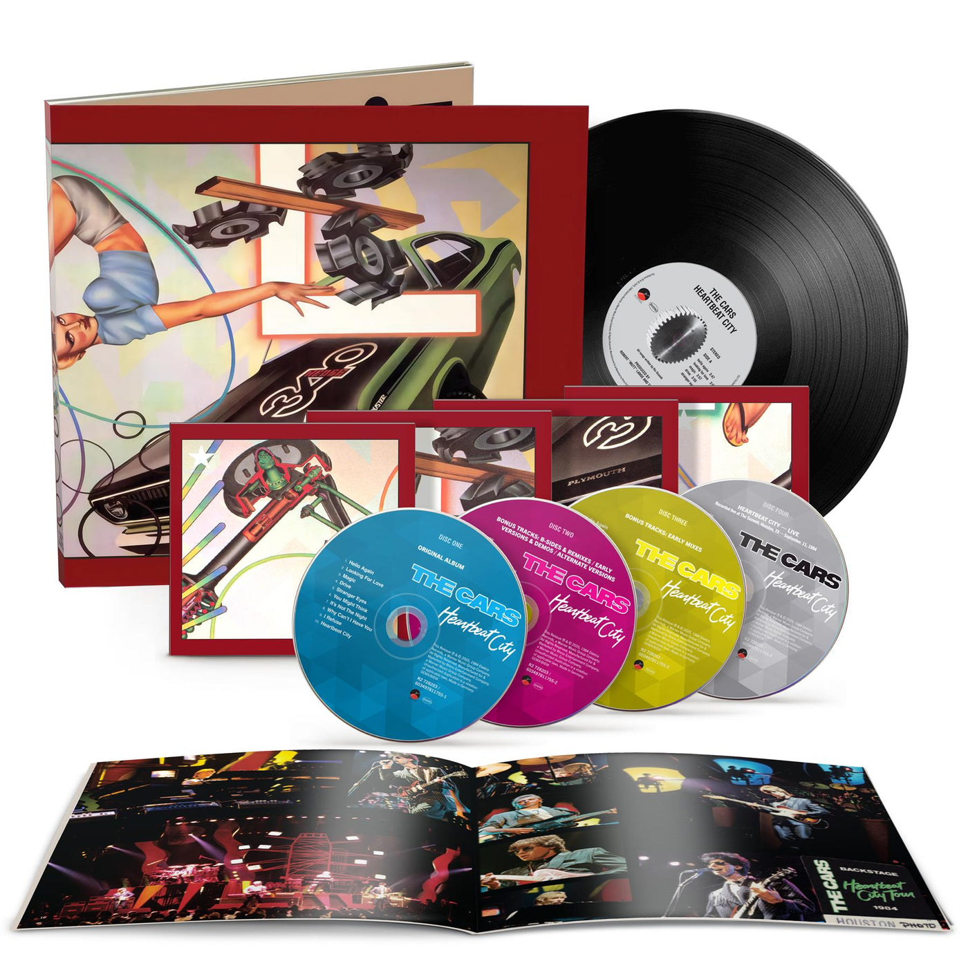 The Cars - Heartbeat City Deluxe Edition Vinyl LP + 4CD
