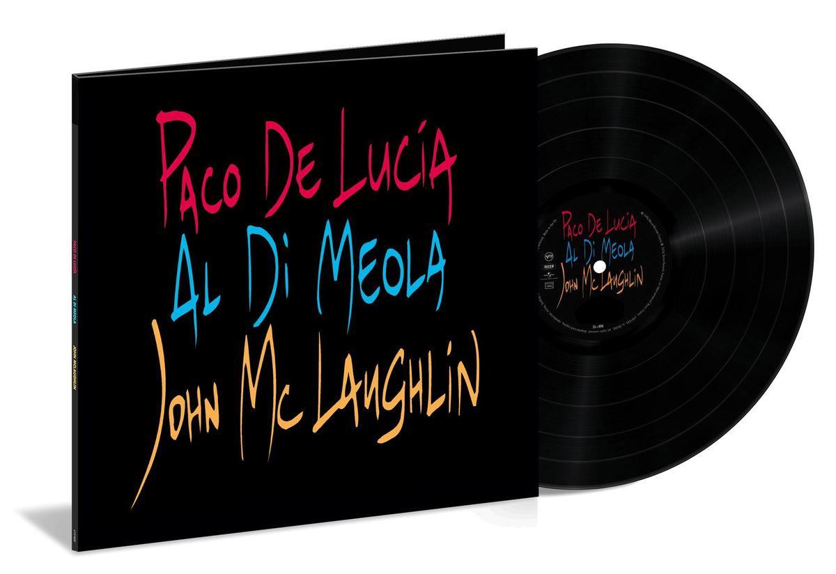 Paco de Lucía, Al Di Meola, John McLaughlin - The Guitar Trio 180G Vinyl LP Reissue