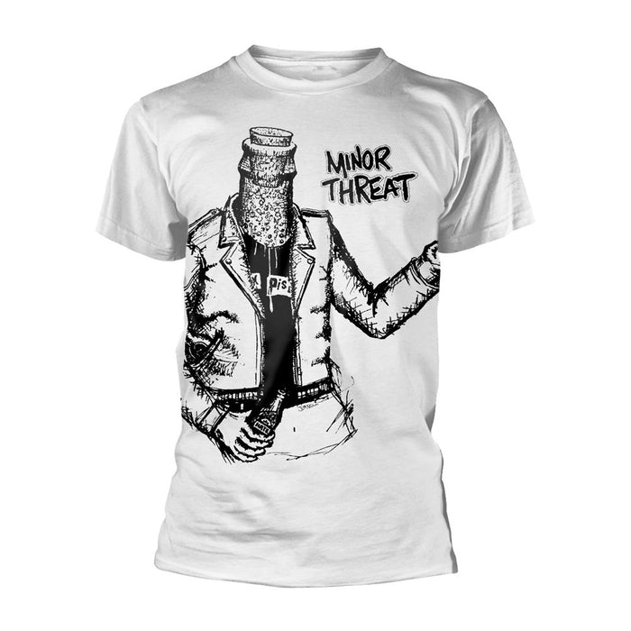 Minor Threat - Bottle Man (Jumbo Print) T-Shirt