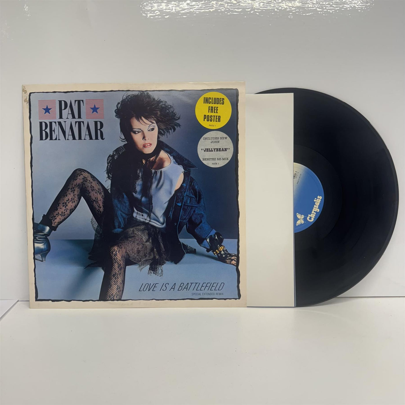 Pat Benatar - Love Is A Battlefield (Special Extended Remix) 12" Vinyl Single With Poster