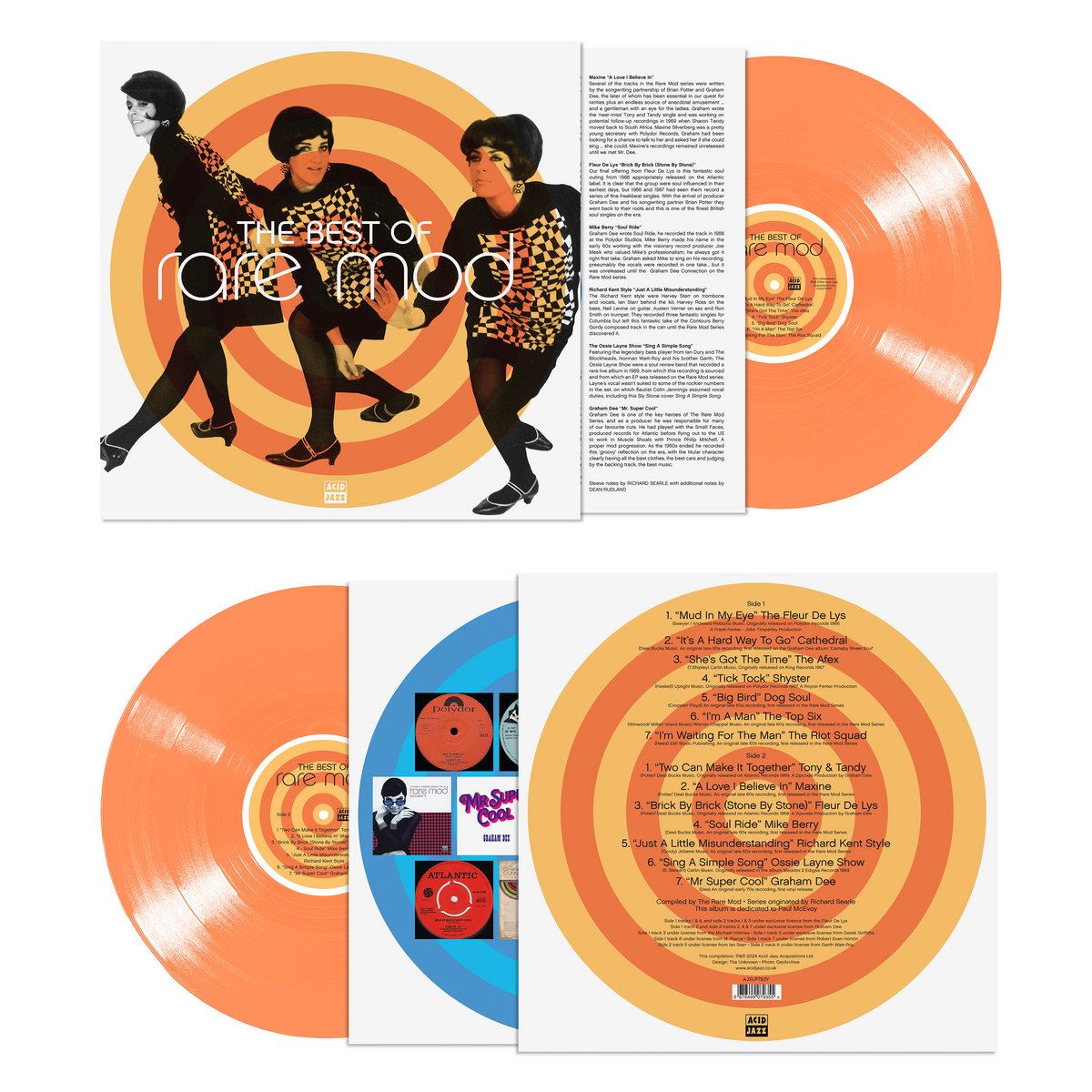 The Best Of Rare Mod - V/A Orange Vinyl LP