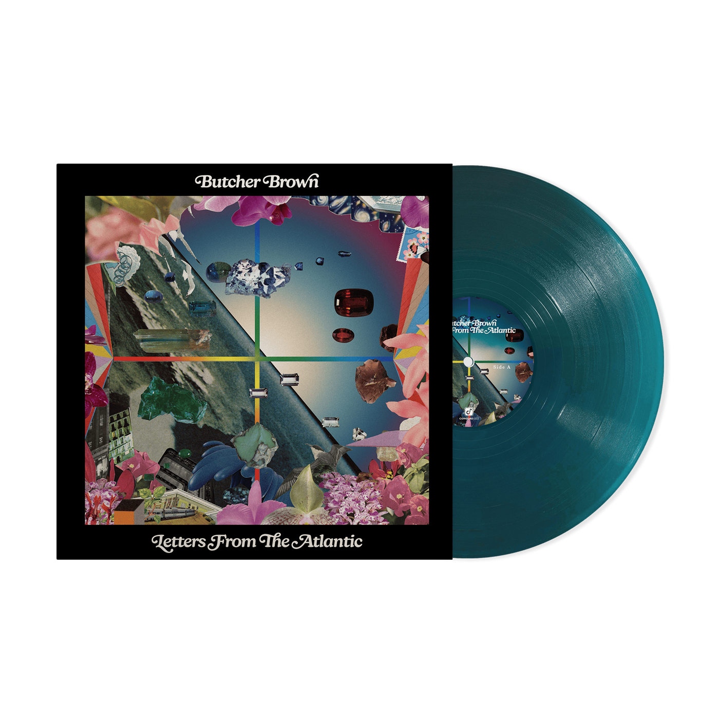 Butcher Brown - Letters From The Atlantic Translucent Sea Blue Vinyl LP