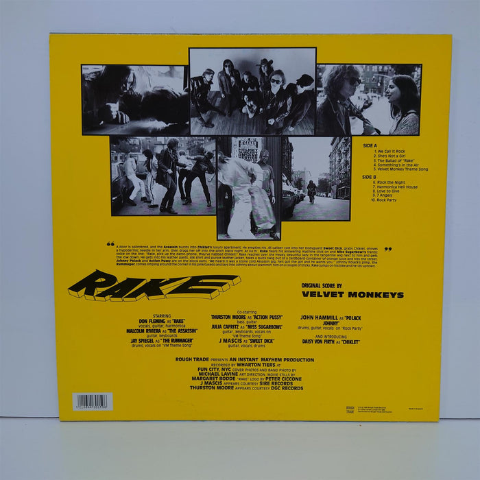 The Velvet Monkeys - Rake Vinyl LP