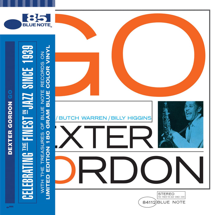 Dexter Gordon - Go! Indies Exclusive Blue Vinyl LP Reissue