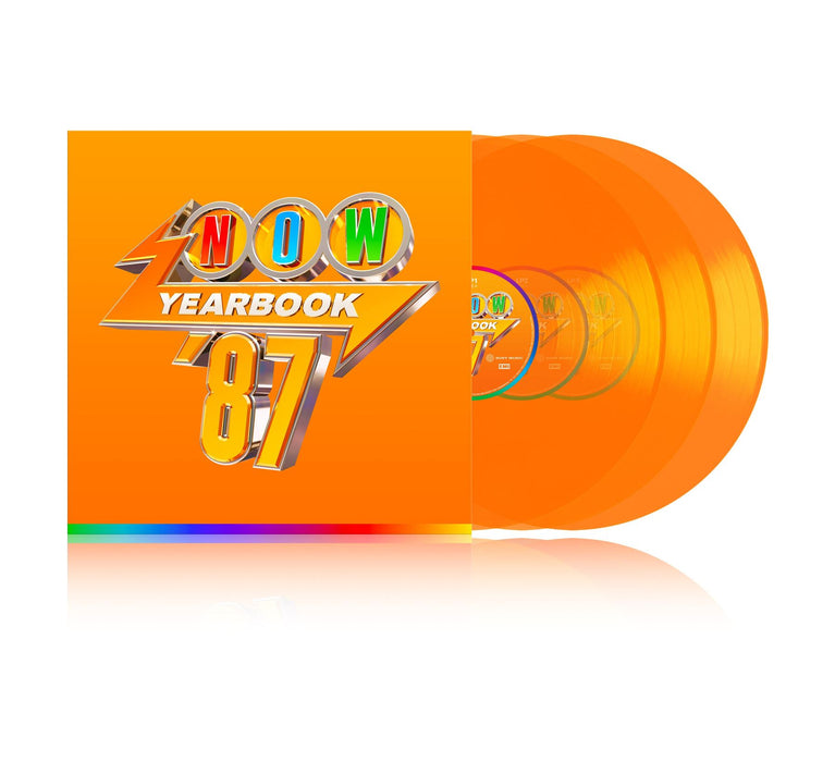 NOW Yearbook 1987 - V/A 3x Translucent Orange Vinyl LP