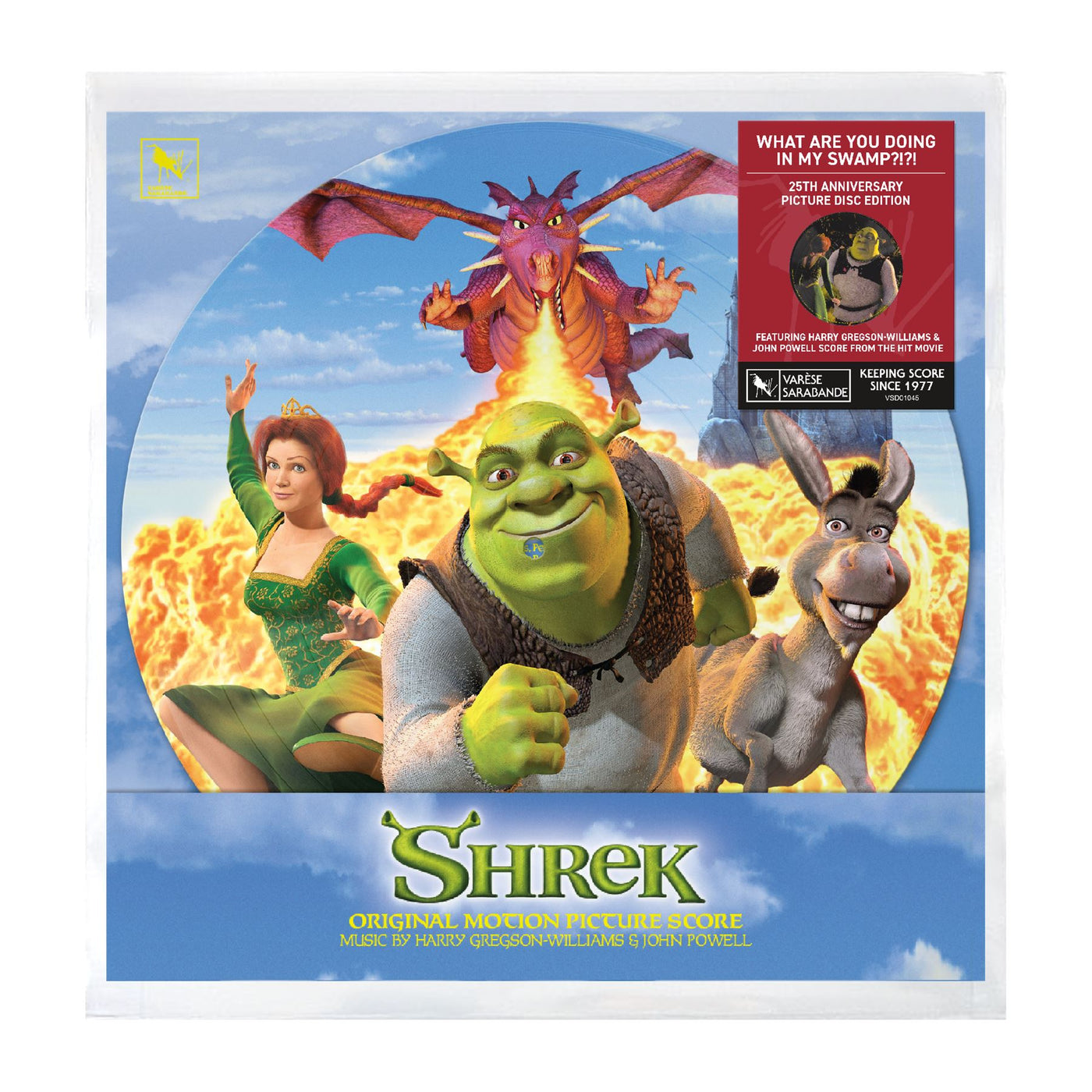 Shrek (Original Motion Picture Score) - Harry Gregson-Williams & John Powell 25th Anniversary Picture Disc Vinyl LP Reissue