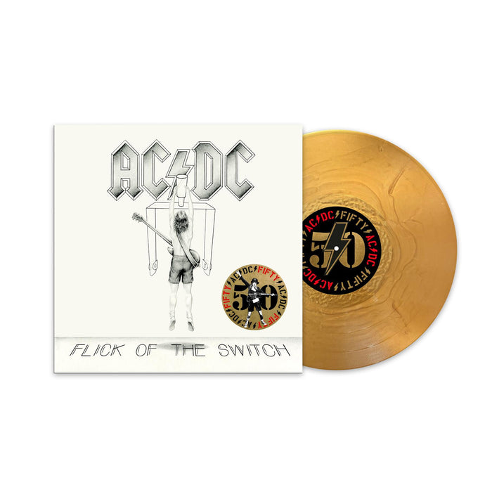 AC/DC - Flick Of The Switch 50th Anniversary Gold Vinyl LP Reissue