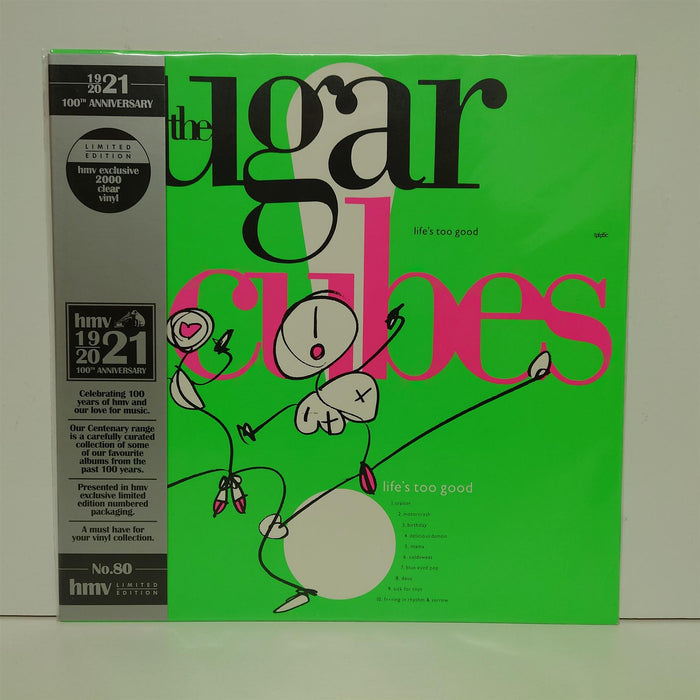 The Sugarcubes - Life's Too Good Limited Edition Clear Vinyl LP Reissue