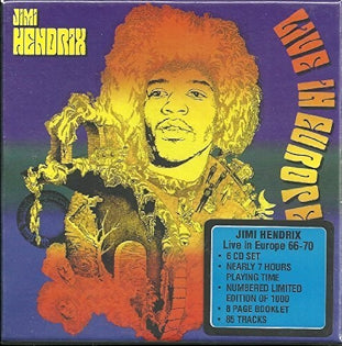 Jimi Hendrix - Live In Europe '66-'70 Limited Edition Numbered 6CD Boxset