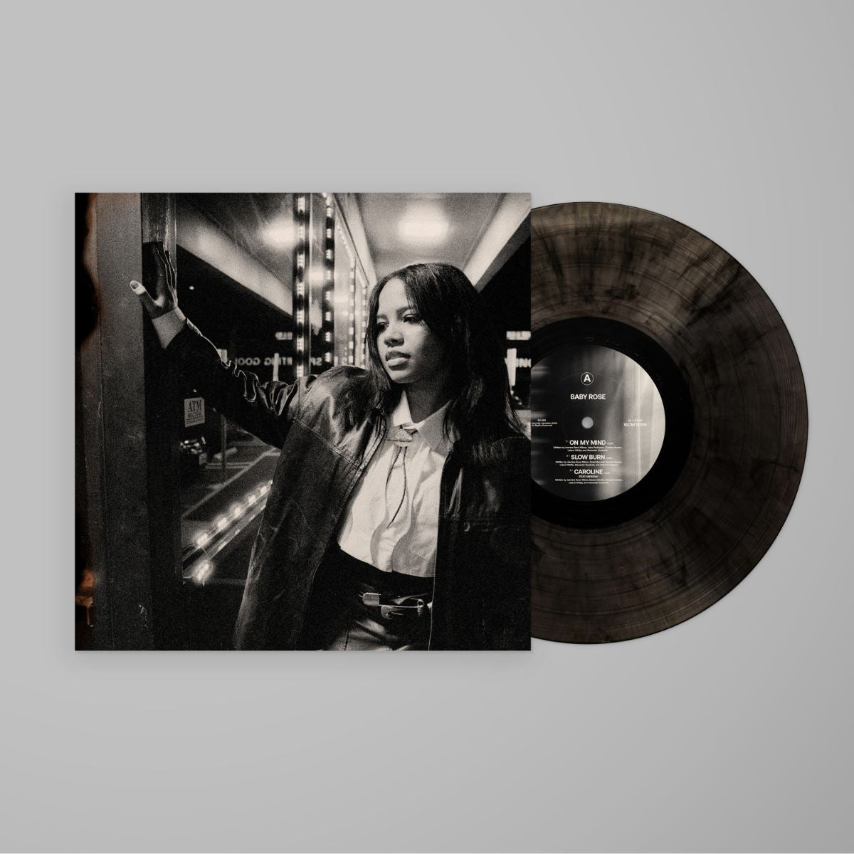 Baby Rose - Slow Burn 12" Clear Smoke Vinyl EP