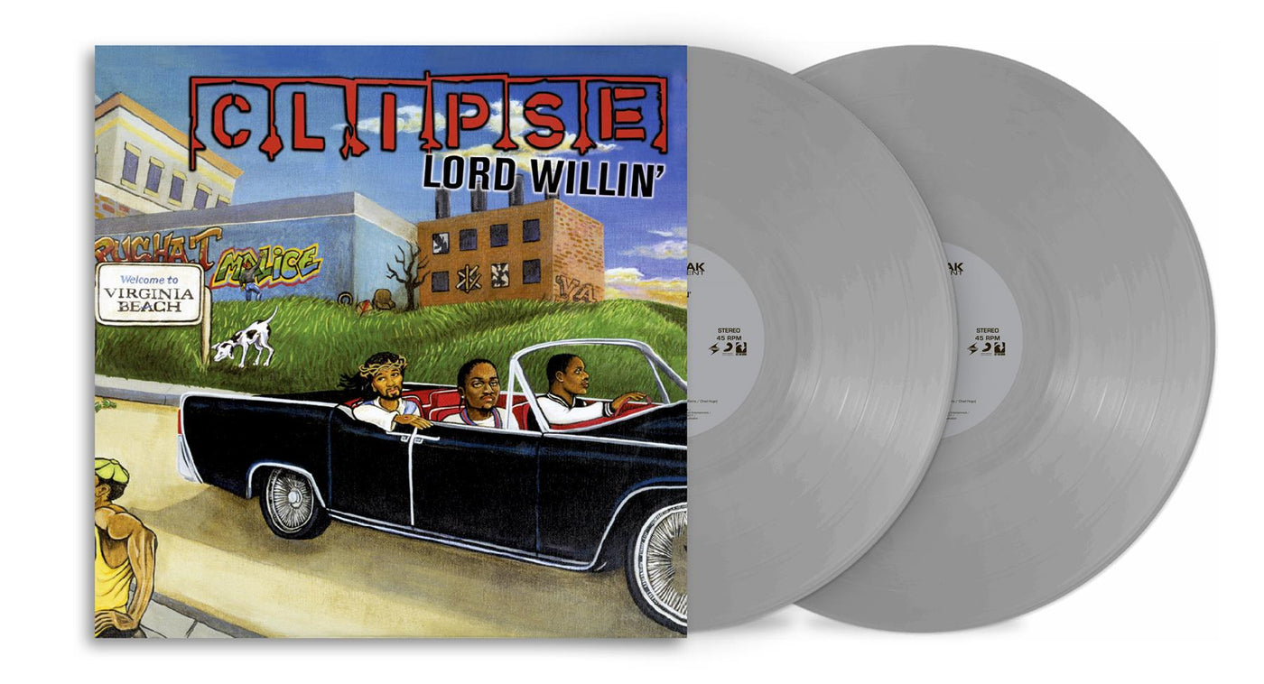 Clipse - Lord Willin' 2x Silver Vinyl LP Reissue