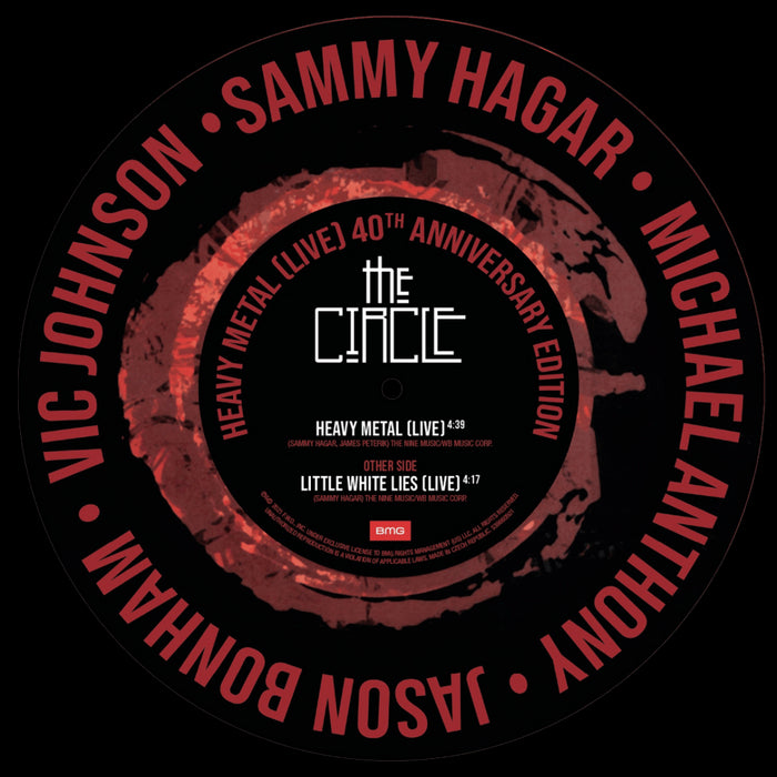Sammy Hagar & The Circle - Heavy Metal [Live] 40th Anniversary Edition Limited Edition Record Store Day Picture Disc 12" Vinyl