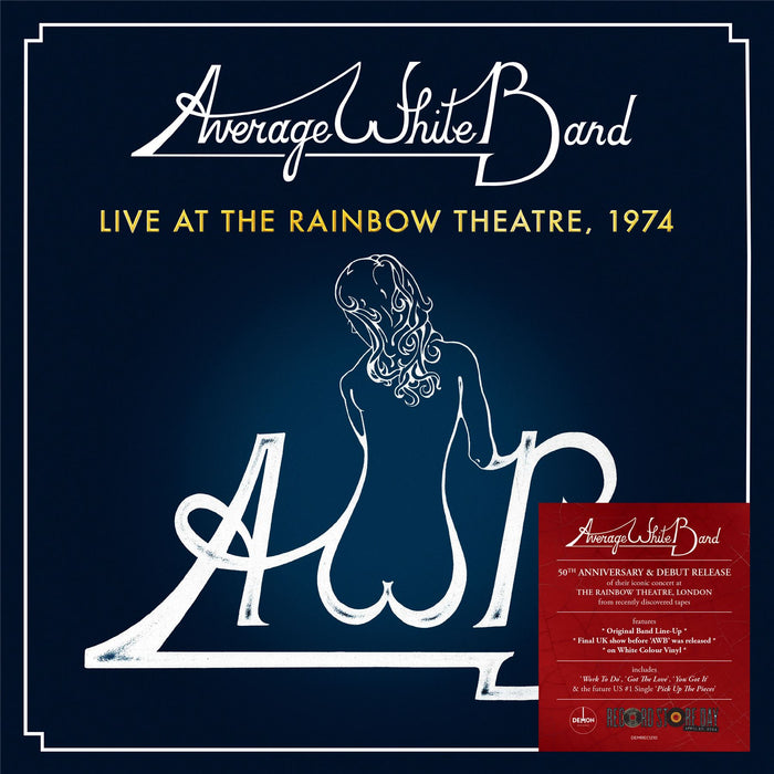 Average White Band - Live At The Rainbow Theatre: 1974 RSD 2024 140G White Vinyl LP