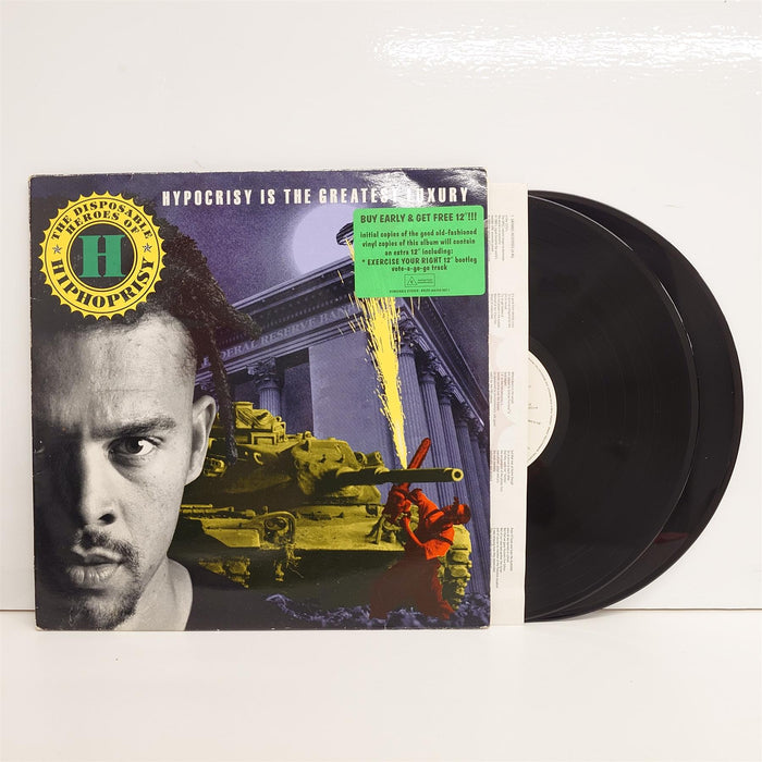 The Disposable Heroes Of Hiphoprisy - Hypocrisy Is The Greatest Luxury Vinyl LP + 12" Vinyl Single