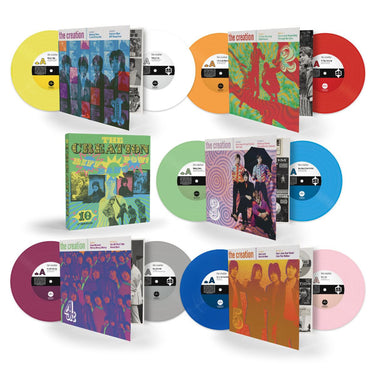 The Creation - Biff Bang Pow! The Singles 10x 7" Colour Vinyl Single Box Set