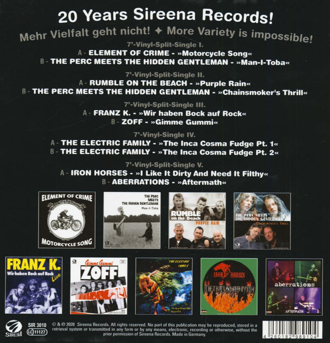 Sireena Jubilee Single Box - V/A 5x 7" Vinyl Single