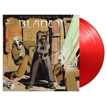 Blade II - Original Motion Picture Score - Deluxe Edition - Mark Isham 2x Translucent Red Vinyl LP