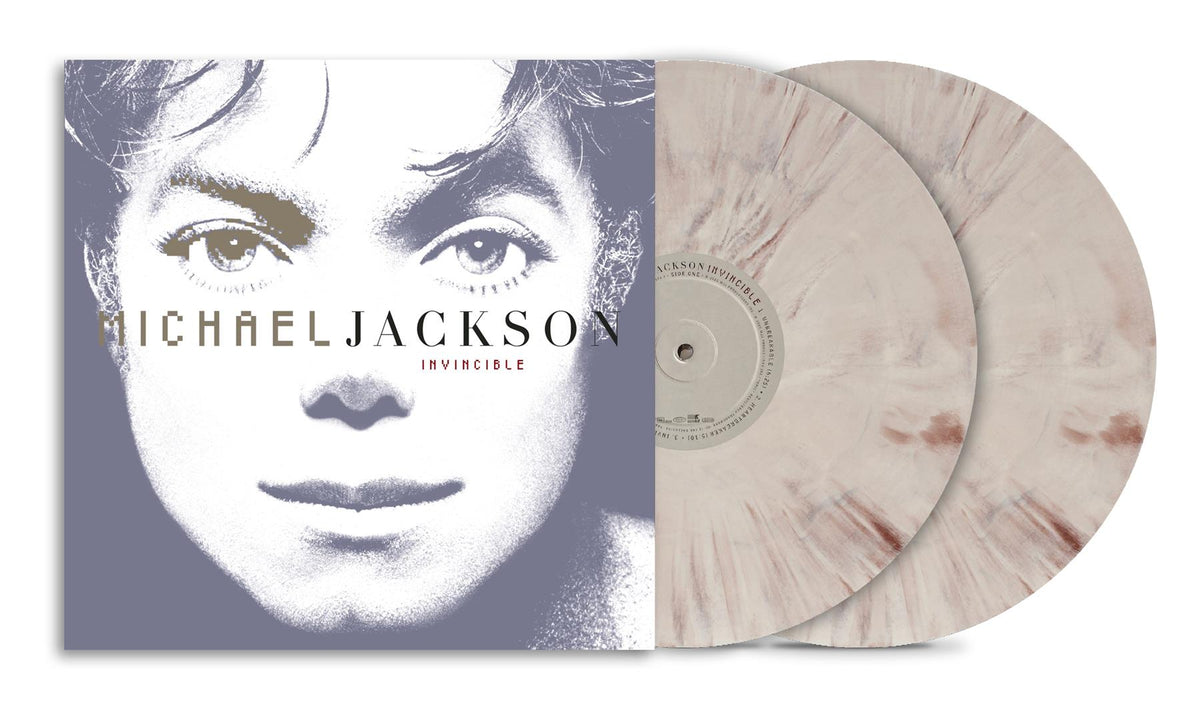Michael Jackson - Invincible National Album Day 2x Stone Grey Marble Vinyl LP Reissue