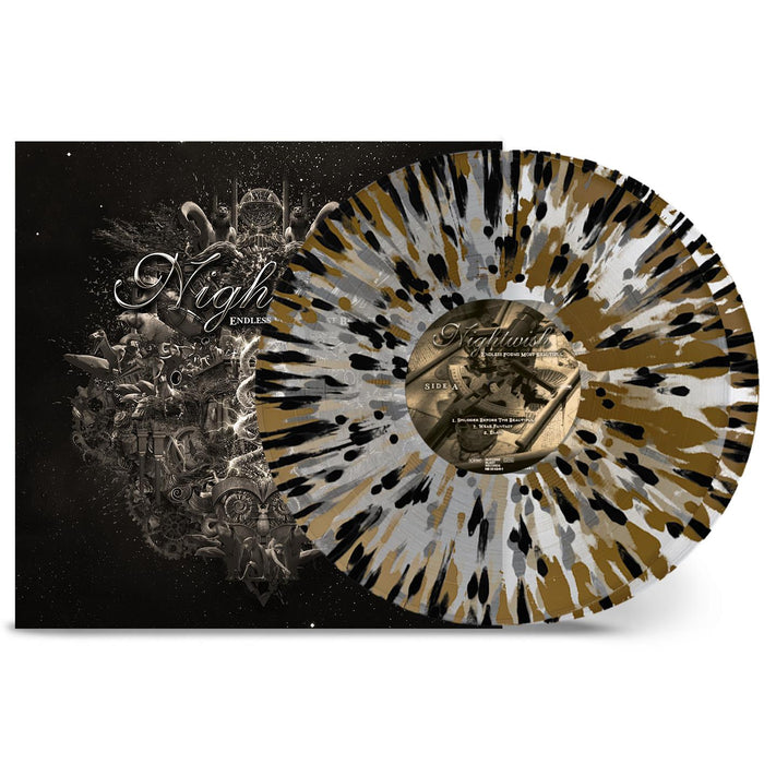 Nightwish - Endless Forms Most Beautiful 2x Clear, Gold & Black Splatter Vinyl LP Reissue
