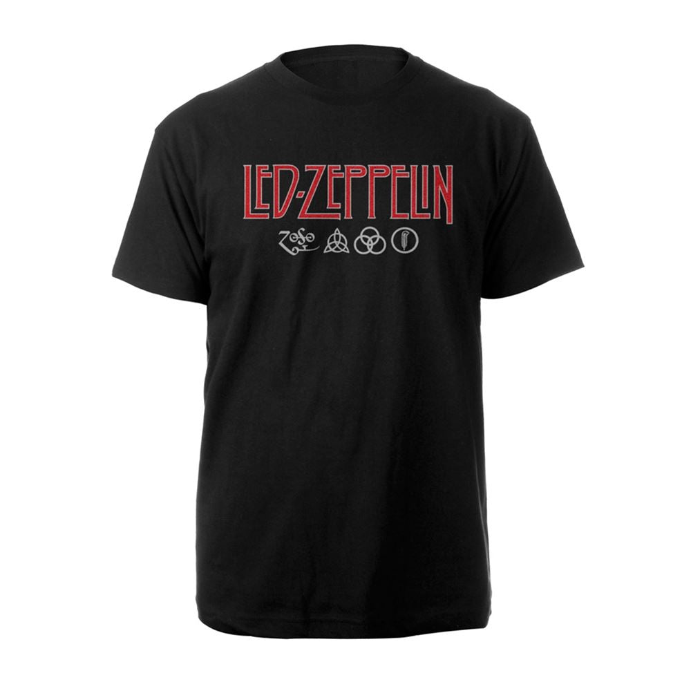 Led Zeppelin - Logo & Symbols T-Shirt