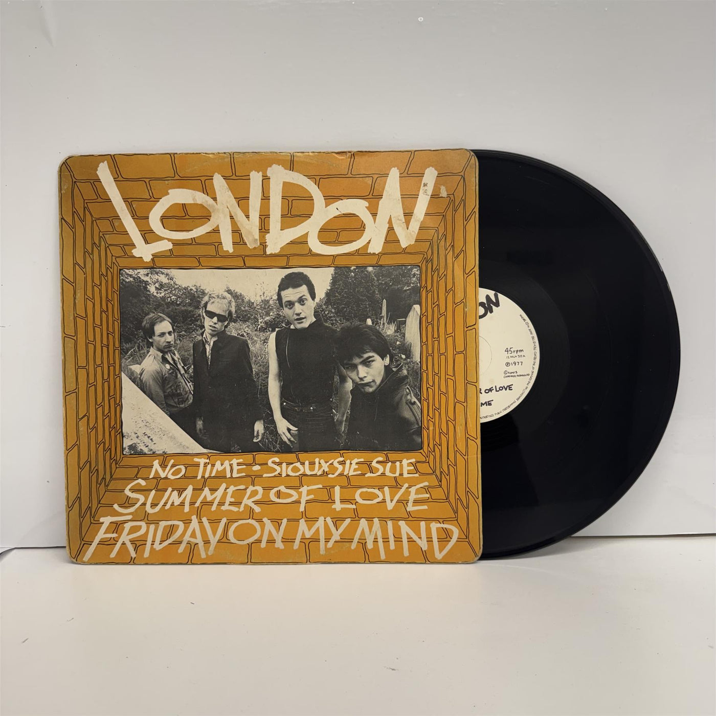 London - No Time / Siouxsie Sue / Summer Of Love / Friday On My Mind 12" Vinyl Single