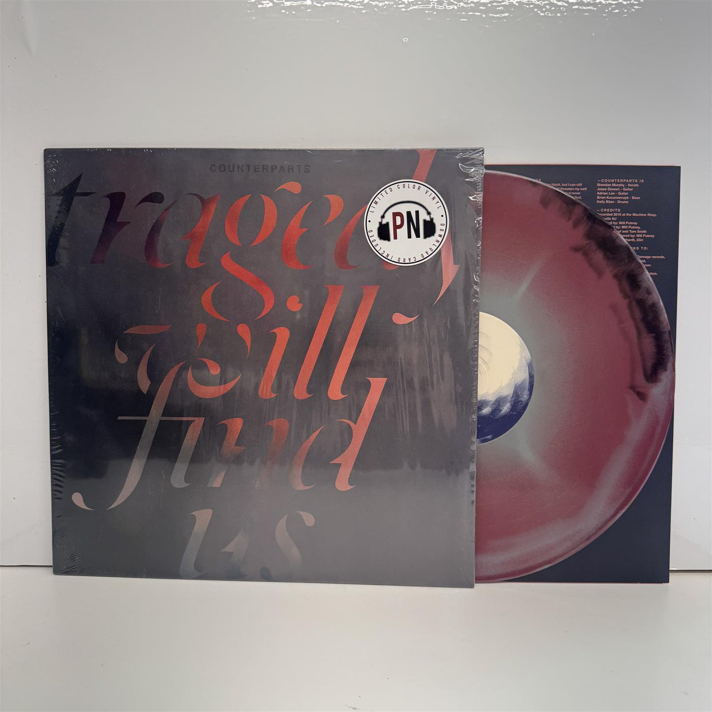 Counterparts - Tragedy Will Find Us Maroon Grey Smash Vinyl LP