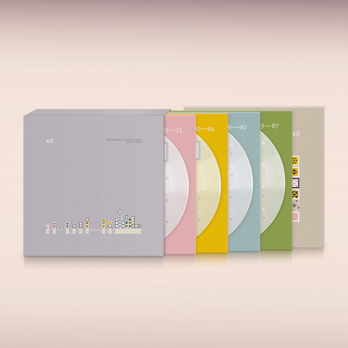 The Wedding Present - The Wedding Present 40 4x Frosted White Vinyl LP Box Set