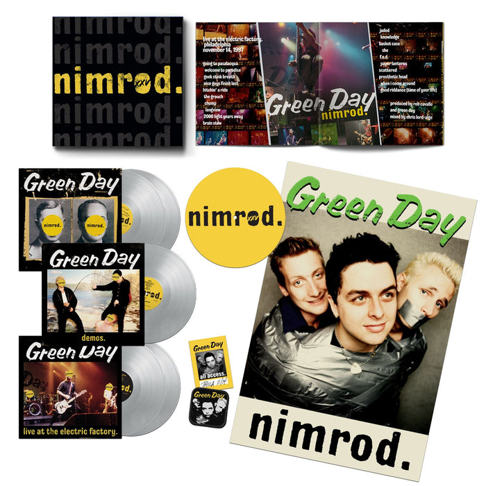 Green Day - Nimrod. XXV Limited Edition 5x Silver Vinyl LP Box Set