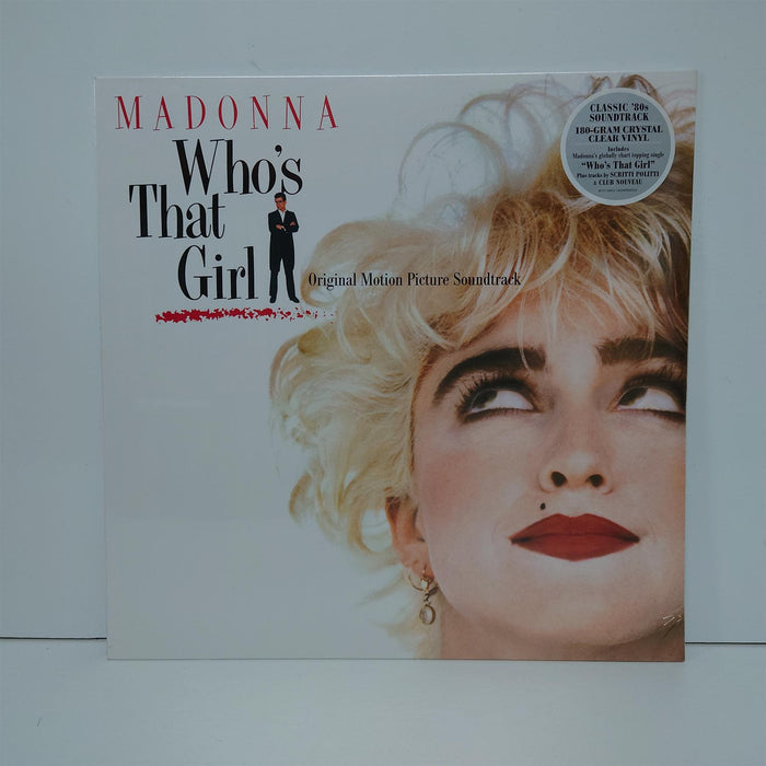 Who's That Girl - Madonna 180G Crystal Clear Vinyl LP Reissue