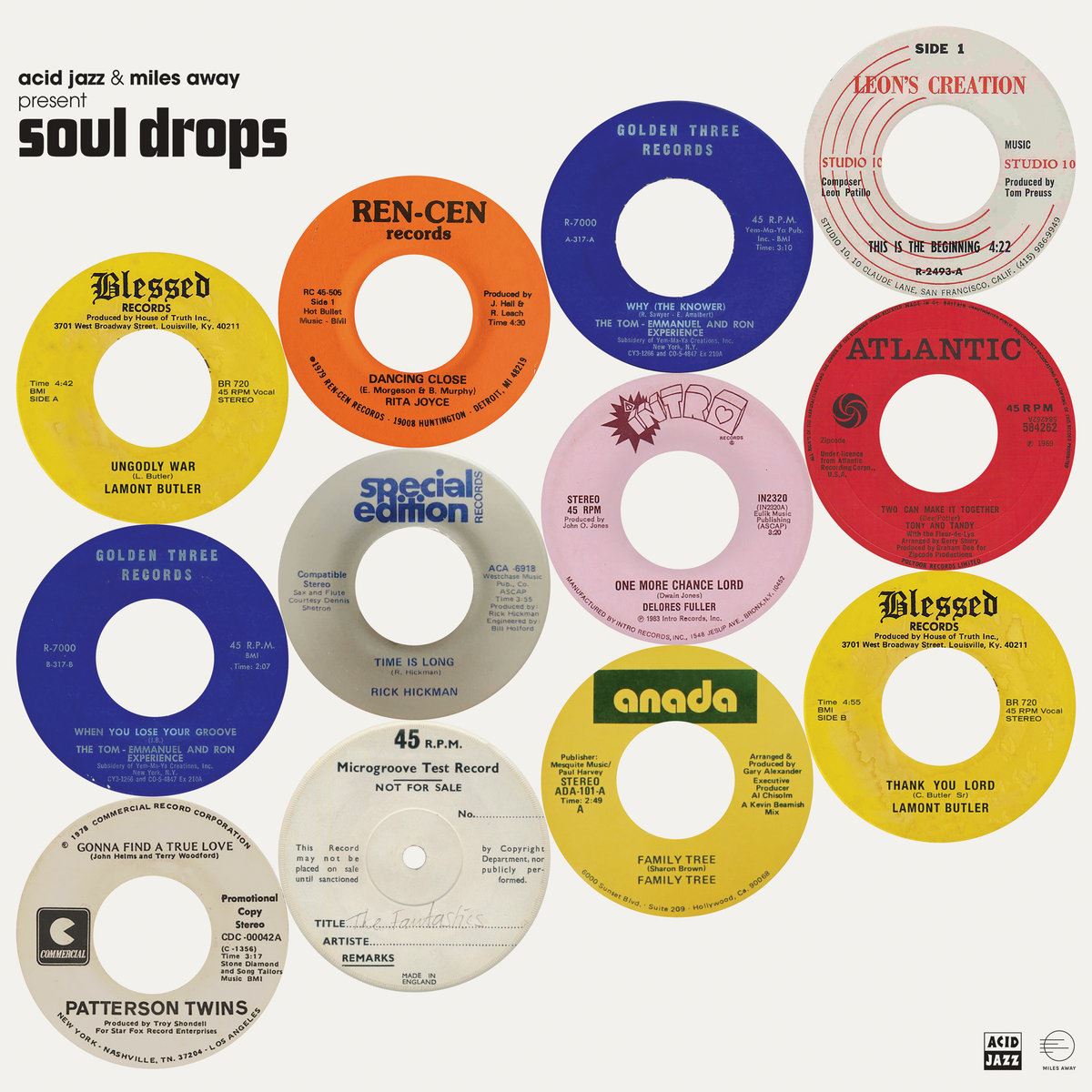 Acid Jazz & Miles Away Present Soul Drops - V/A Vinyl LP