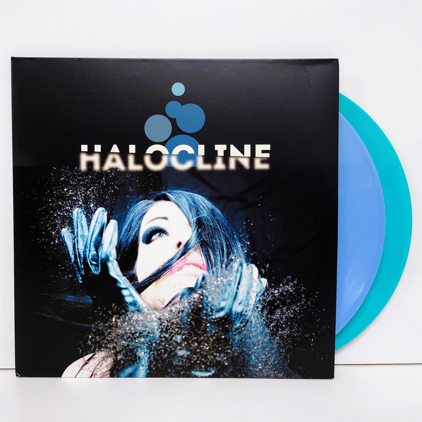 Halocline - Troubled Waters 2x Blue Vinyl LP Etched D Side