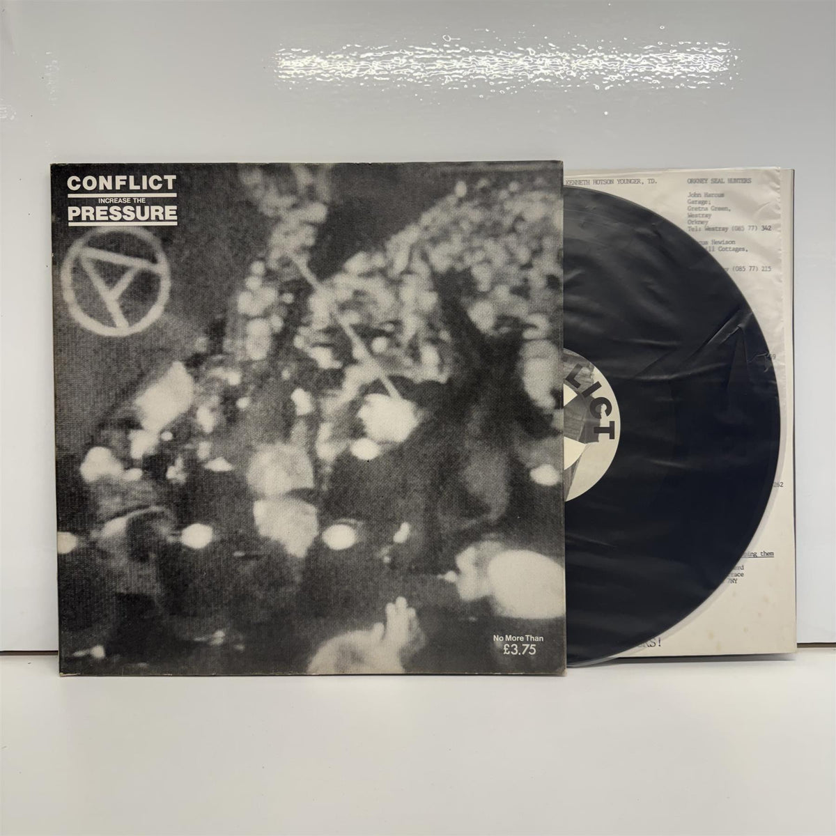 Conflict - Increase The Pressure First Press Vinyl LP