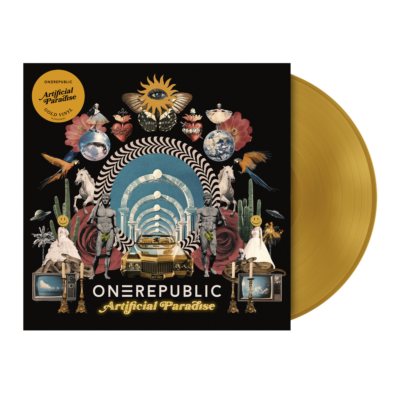 OneRepublic - Artificial Paradise Gold Vinyl LP