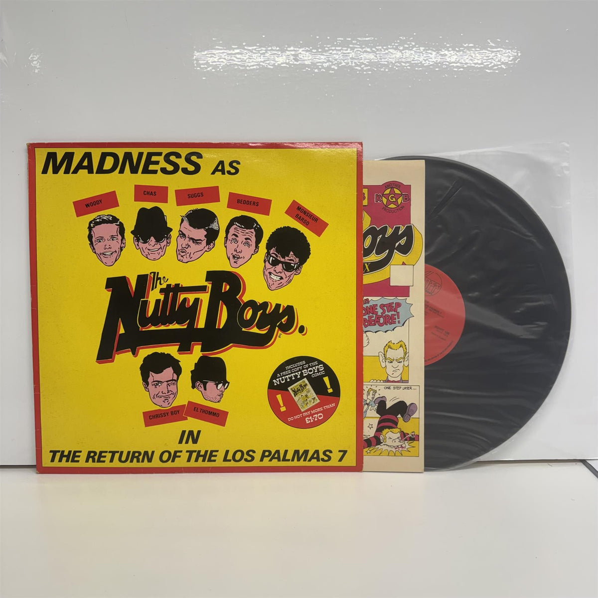 Madness - The Return Of The Los Palmas 7 12" Vinyl Single With Comic