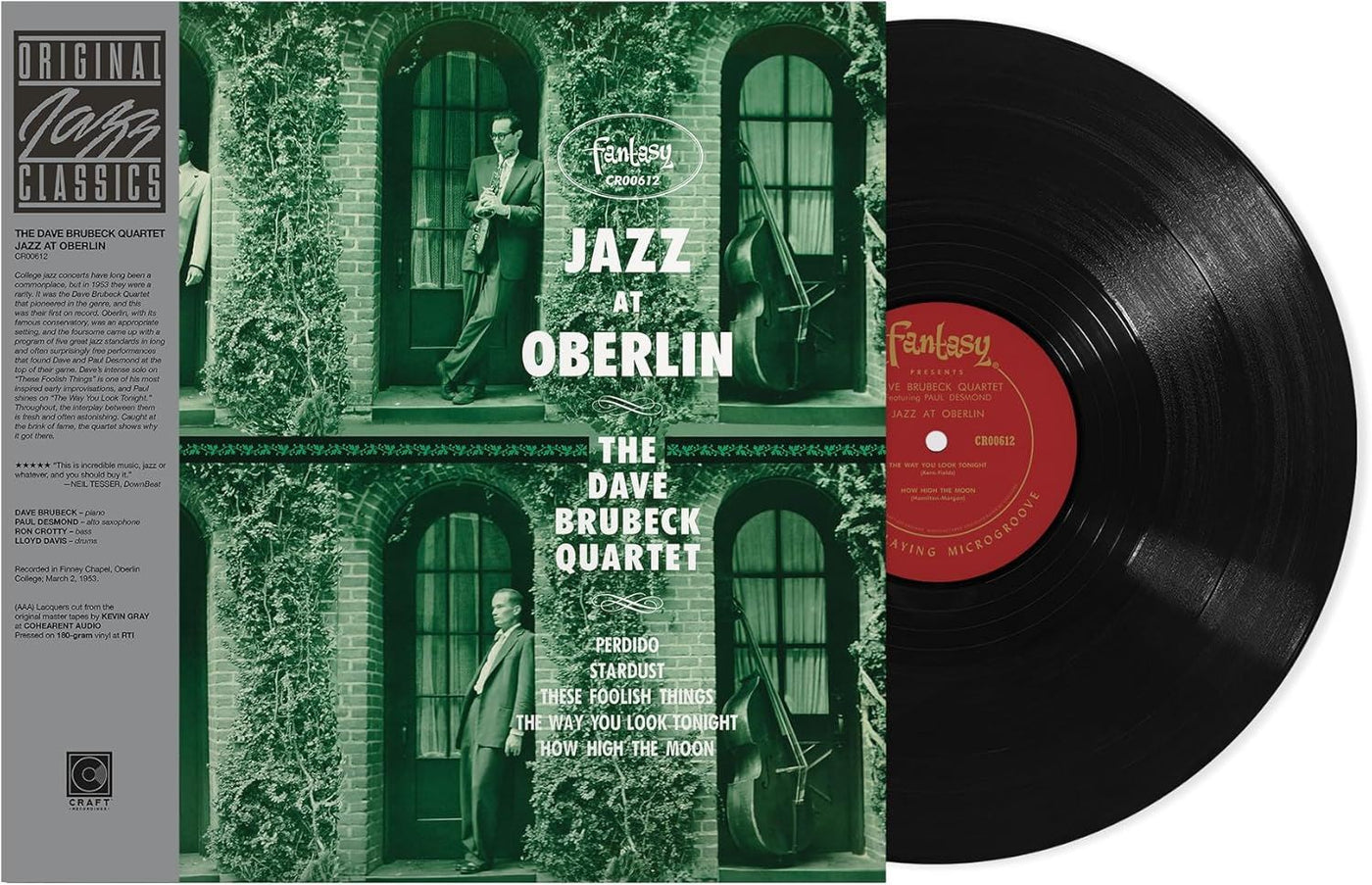 The Dave Brubeck Quartet - Jazz At Oberlin 180G Vinyl LP Reissue