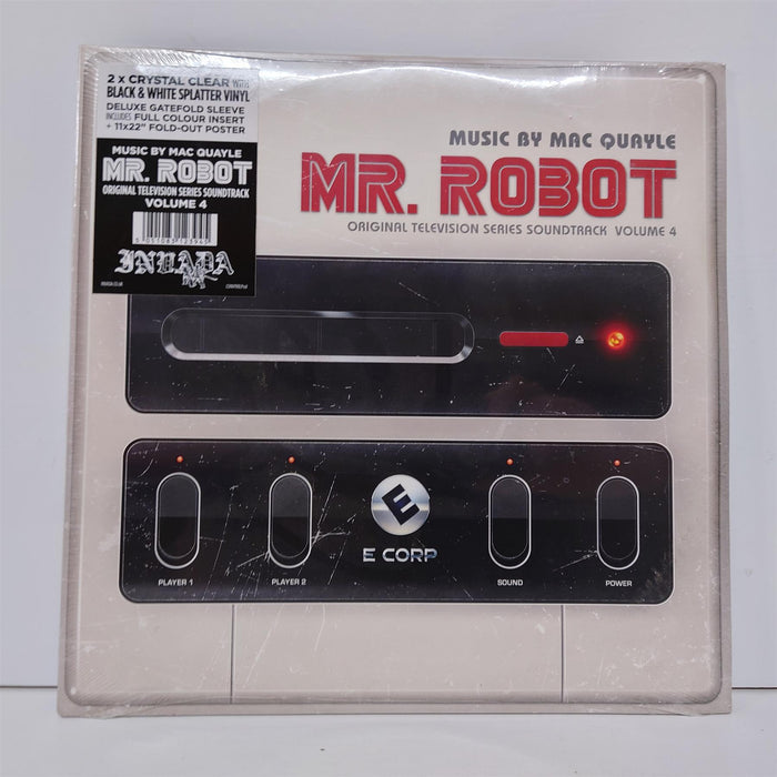 Mr. Robot (Original Television Series Soundtrack//Volume 4) - Mac Quayle 2x Crystal Clear With Black & White Splatter Vinyl LP