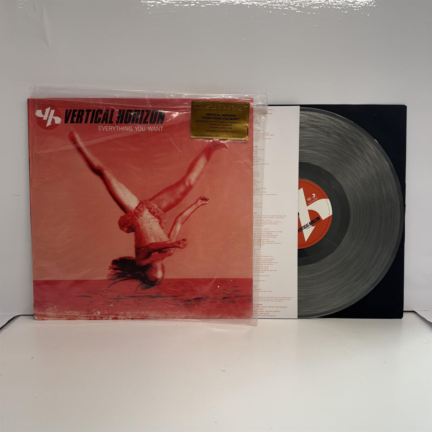 Vertical Horizon - Everything You Want Limited Numbered Transparent Vinyl LP Reissue