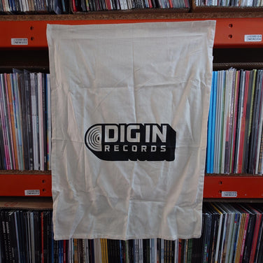 Dig In Records - Logo Tea Towel