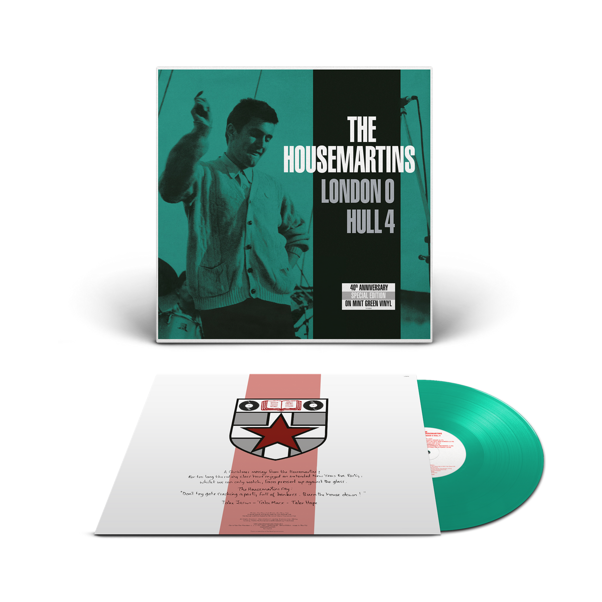 The Housemartins - London 0 Hull 4 National Album Day Mint Green Vinyl LP Reissue