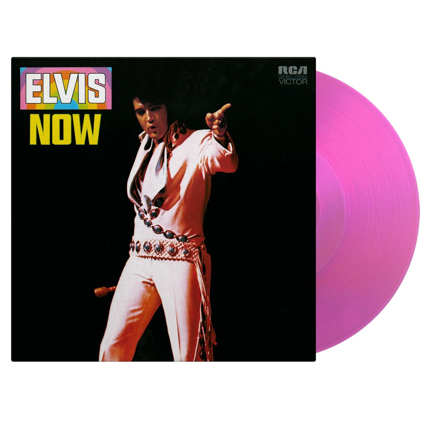 Elvis Presley - Elvis Now Limited Edition 180G Translucent Magenta Vinyl LP Reissue