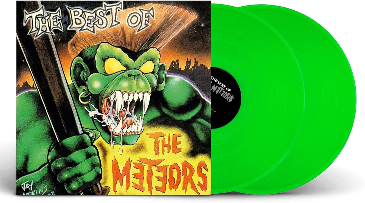 The Meteors - The Best Of 2x Green Vinyl LP Reissue