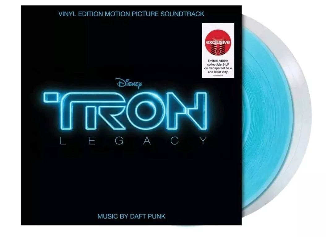 TRON: Legacy - Daft Punk 2x Transparent Blue / Clear Vinyl LP