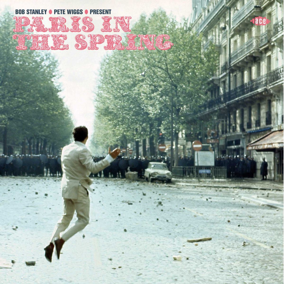 Bob Stanley / Pete Wiggs ‎Present Paris In The Spring - V/A 2x White With Light Blue Blend Vinyl LP