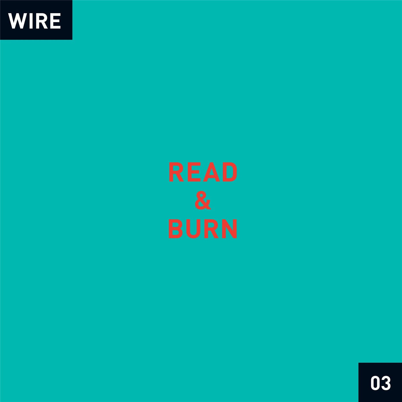 Wire - Read & Burn 03+ RSD 2026 12" Vinyl EP