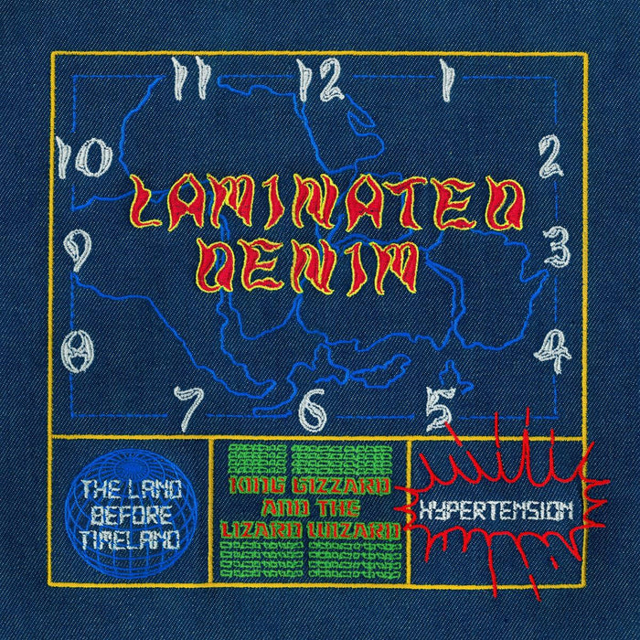 King Gizzard & The Lizard Wizard - Laminated Denim Lucky Rainbow Vinyl LP Reissue