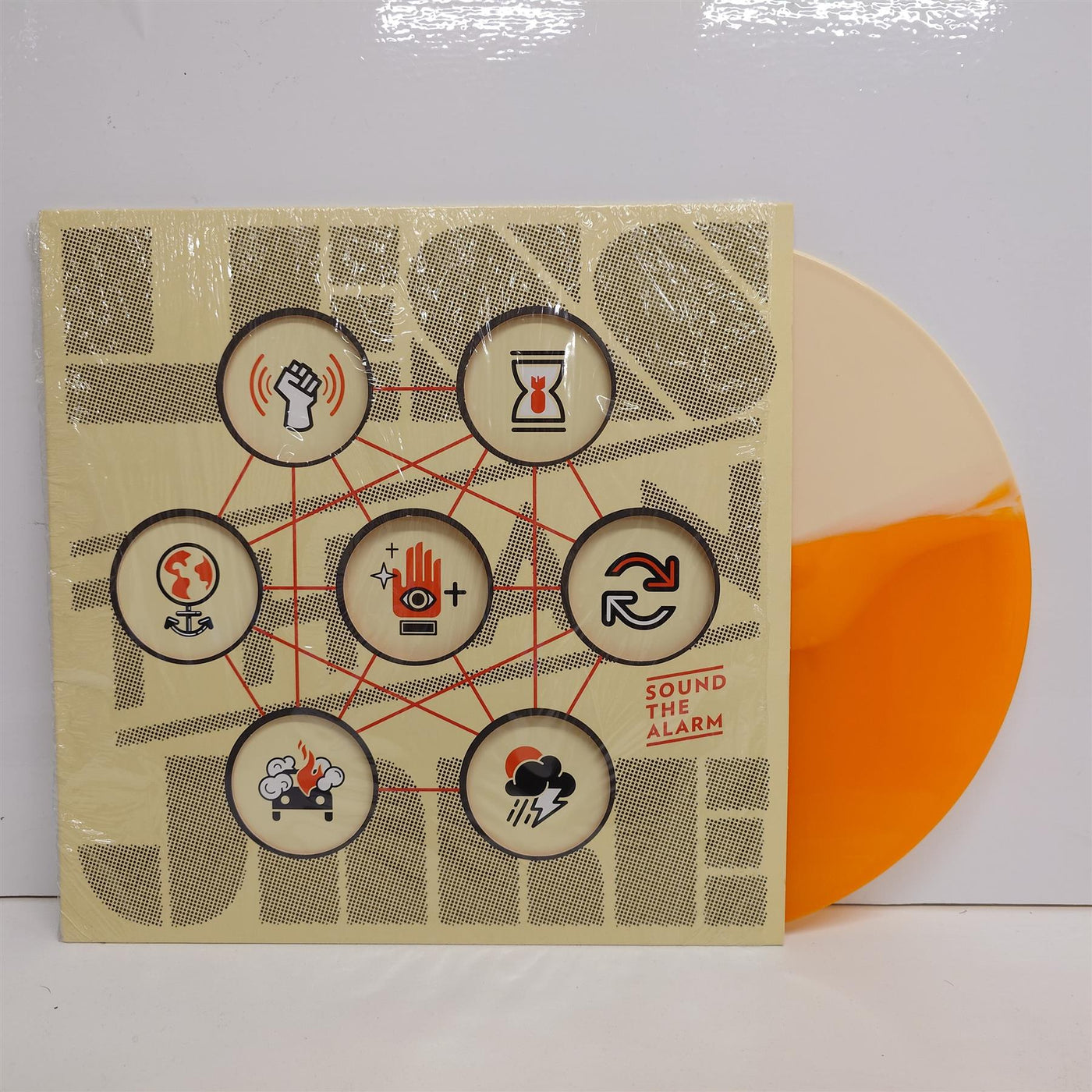 Less Than Jake - Sound The Alarm Bundle Limited Cream/Orange 12” Vinyl EP